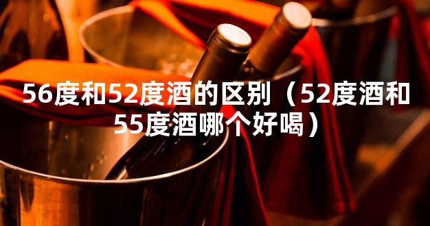 56度和52度酒的区别（52度酒和55度酒哪个好喝）