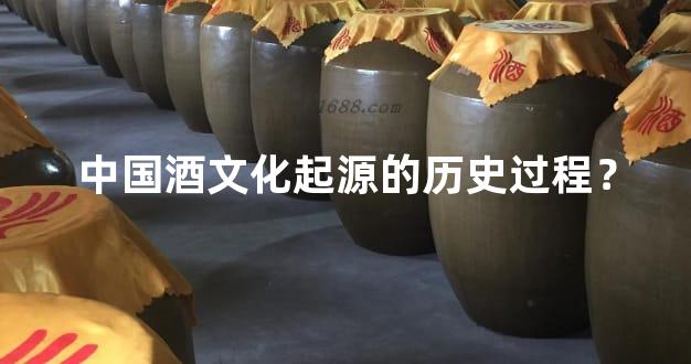 中国酒文化起源的历史过程？