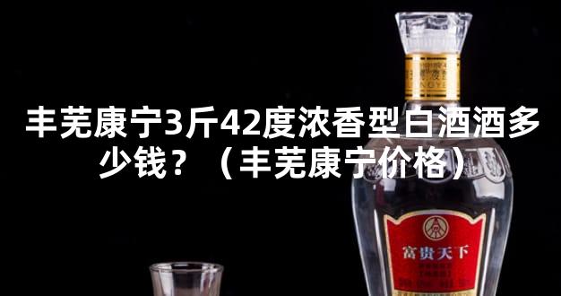 丰芜康宁3斤42度浓香型白酒酒多少钱？（丰芜康宁价格）
