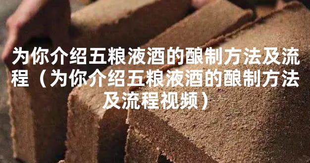 为你介绍五粮液酒的酿制方法及流程（为你介绍五粮液酒的酿制方法及流程视频
