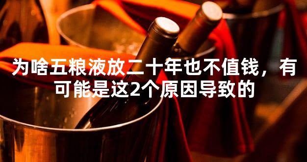 为啥五粮液放二十年也不值钱，有可能是这2个原因导致的