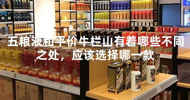 五粮液和平价牛栏山有着哪些不同之处，应该选择哪一款