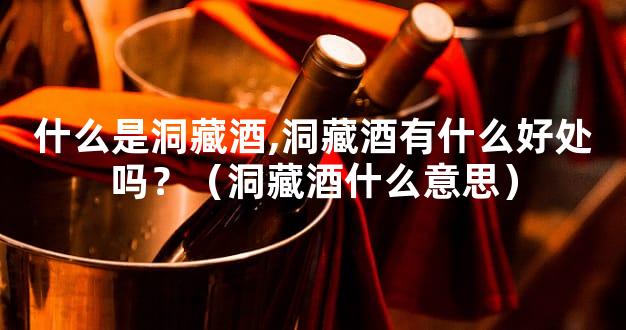 什么是洞藏酒,洞藏酒有什么好处吗？（洞藏酒什么意思）