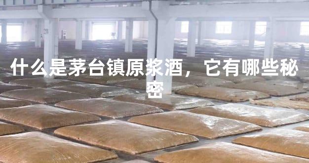什么是茅台镇原浆酒，它有哪些秘密