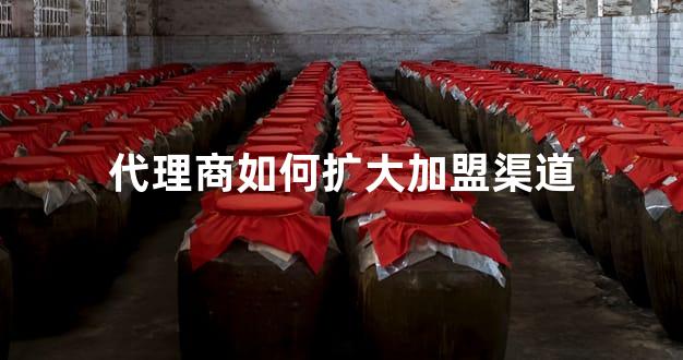 代理商如何扩大加盟渠道