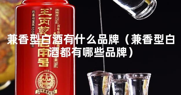 兼香型白酒有什么品牌（兼香型白酒都有哪些品牌）