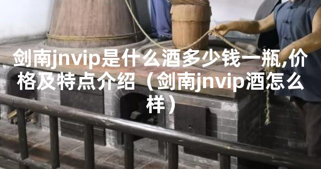 剑南jnvip是什么酒多少钱一瓶,价格及特点介绍（剑南jnvip酒怎么样）