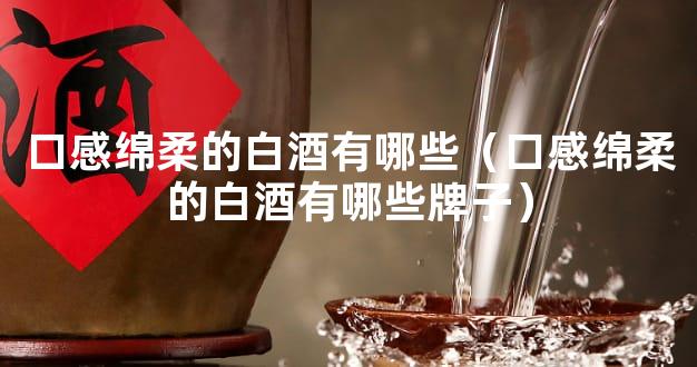 口感绵柔的白酒有哪些（口感绵柔的白酒有哪些牌子）