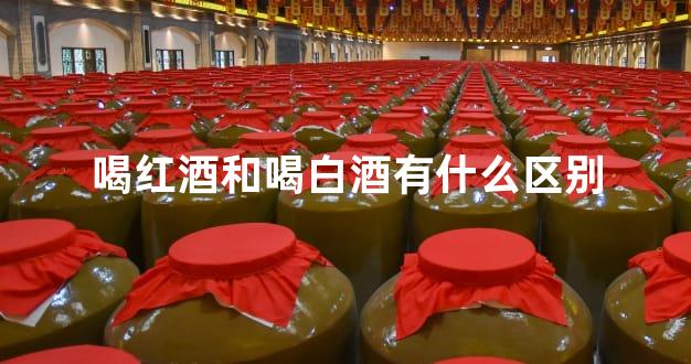 喝红酒和喝白酒有什么区别