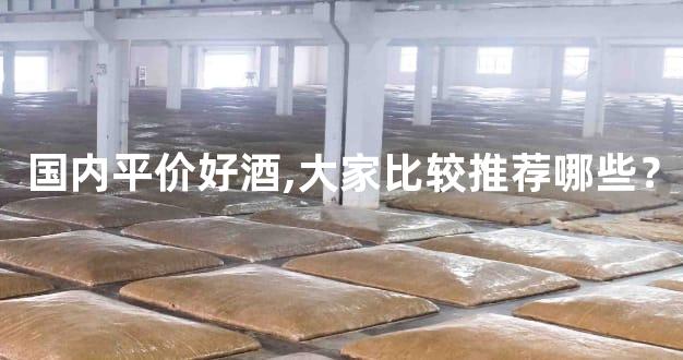 国内平价好酒,大家比较推荐哪些？