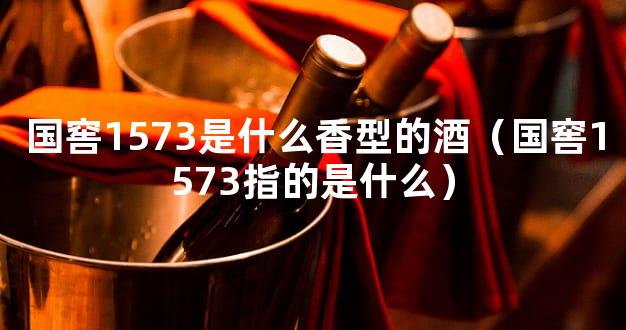 国窖1573是什么香型的酒（国窖1573指的是什么）