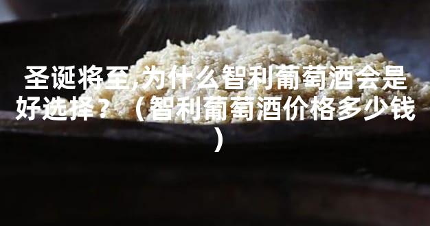 圣诞将至,为什么智利葡萄酒会是好选择？（智利葡萄酒价格多少钱）