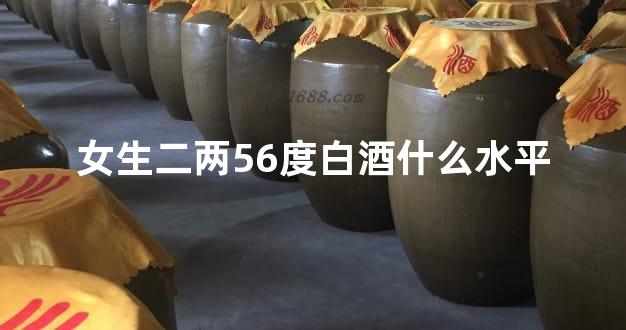 女生二两56度白酒什么水平
