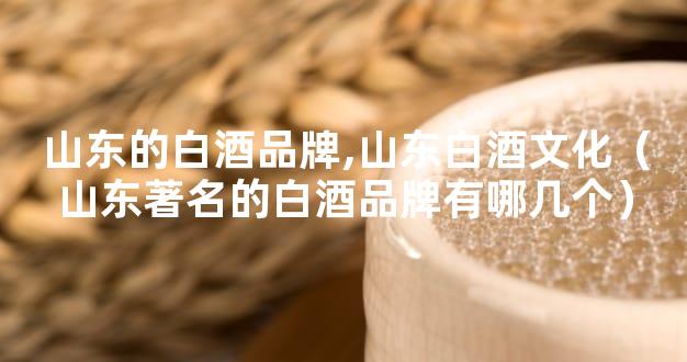 山东的白酒品牌,山东白酒文化（山东著名的白酒品牌有哪几个）