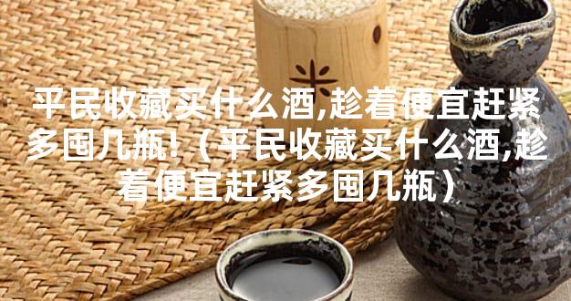 平民收藏买什么酒,趁着便宜赶紧多囤几瓶!（平民收藏买什么酒,趁着便宜赶紧多