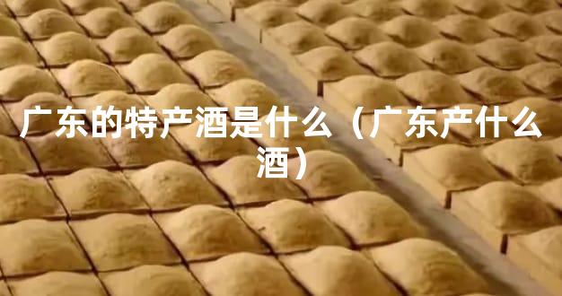 广东的特产酒是什么（广东产什么酒）