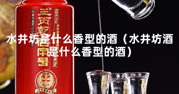 水井坊是什么香型的酒（水井坊酒是什么香型的酒）