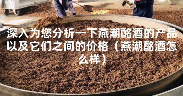 深入为您分析一下燕潮酩酒的产品以及它们之间的价格（燕潮酩酒怎么样）