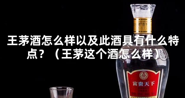 王茅酒怎么样以及此酒具有什么特点？（王茅这个酒怎么样）