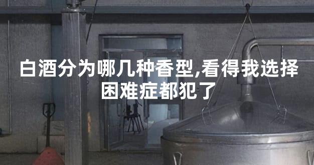 白酒分为哪几种香型,看得我选择困难症都犯了