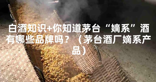 白酒知识+你知道茅台“嫡系”酒有哪些品牌吗？（茅台酒厂嫡系产品）