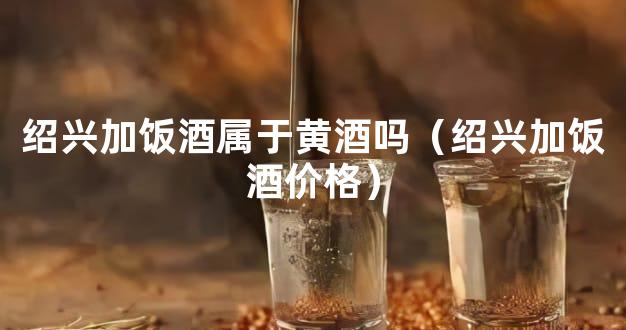 绍兴加饭酒属于黄酒吗（绍兴加饭酒价格）