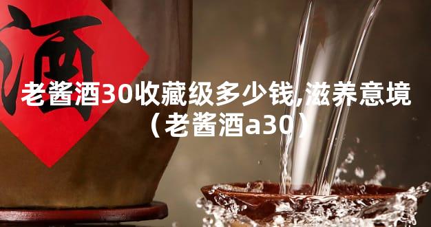 老酱酒30收藏级多少钱,滋养意境（老酱酒a30）