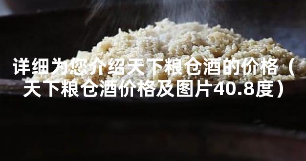 详细为您介绍天下粮仓酒的价格（天下粮仓酒价格及图片40.8度）