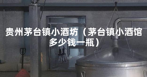 贵州茅台镇小酒坊（茅台镇小酒馆多少钱一瓶）