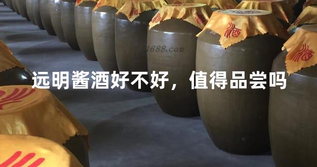 远明酱酒好不好，值得品尝吗