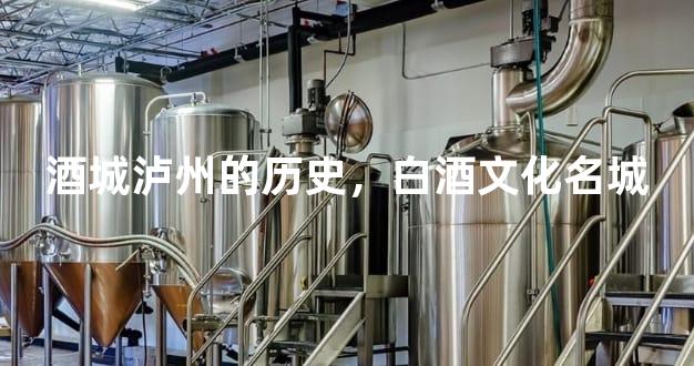 酒城泸州的历史，白酒文化名城