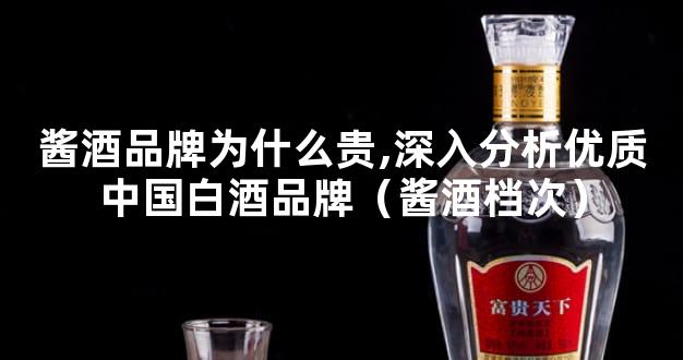 酱酒品牌为什么贵,深入分析优质中国白酒品牌（酱酒档次）