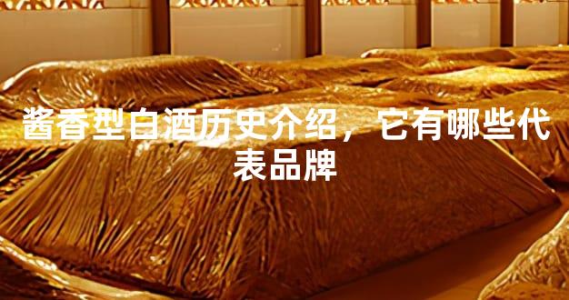 酱香型白酒历史介绍，它有哪些代表品牌