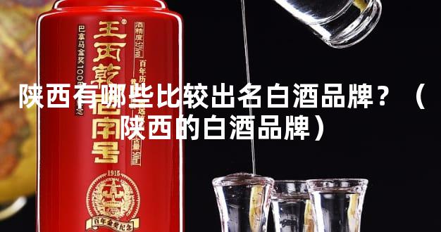 陕西有哪些比较出名白酒品牌？（陕西的白酒品牌）