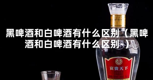 黑啤酒和白啤酒有什么区别（黑啤酒和白啤酒有什么区别-）